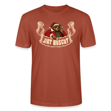Berliner Bär-Weihachten-JIBT NÜSCHT-Unisex T-Shirt - Terrakotta