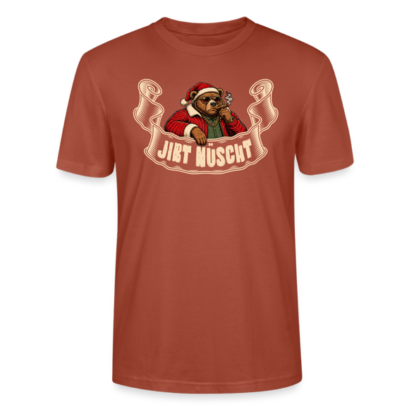 Berliner Bär-Weihachten-JIBT NÜSCHT-Unisex T-Shirt - Terrakotta