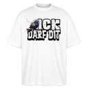 ICK DARF DIT|TAUBE-Oversized Unisex Bio T-Shirt - Weiß