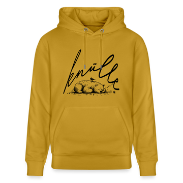 KNÜLLE - Unisex Bio-Hoodie - Ocker