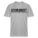 ICK TU SIE NÜSCHT - Relaxed Fit Unisex Bio-T-Shirt - Grau meliert