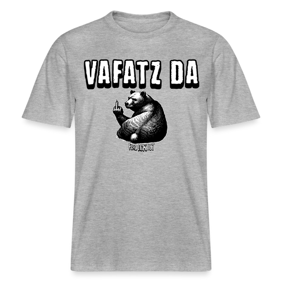 VAFATZ DA-Relaxed Fit Unisex Bio-T-Shirt - Grau meliert