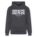 Berliner Schnauze - KANNSTE KNICKEN-Unisex Bio-Hoodie - Indigoblau