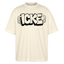ICKE-Oversized Unisex Bio T-Shirt - Natur