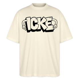 ICKE-Oversized Unisex Bio T-Shirt - Natur