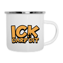 Emaille-Tasse - Weiß