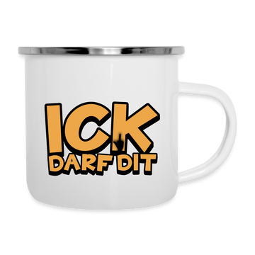 Emaille-Tasse - Weiß