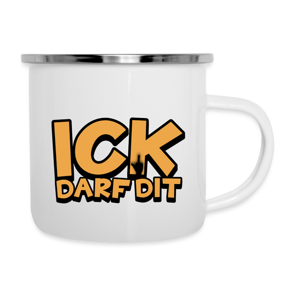 Emaille-Tasse - Weiß