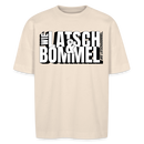 WIE LATSCH UND BOMMEL - Unisex Oversize Bio-T-Shirt - Naturweiß