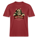 JIBT NÜSCHT - Relaxed Fit Unisex Bio-T-Shirt - Erdrot