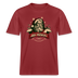 JIBT NÜSCHT - Relaxed Fit Unisex Bio-T-Shirt - Erdrot