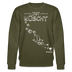 Weihnachten in Berlin25-JIBT NÜSCHT-Unisex Bio-Sweatshirt II - Khaki