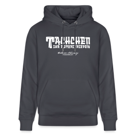 Berliner Begrüssung-TACHCHEN IHR FLITZPIEPEN- Bio-Hoodie - Indigoblau