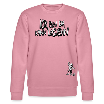 ICK BIN DA - Unisex Bio-Sweatshirt - Lila Traum