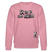 ICK BIN DA - Unisex Bio-Sweatshirt - Lila Traum