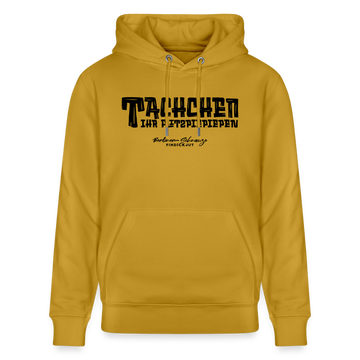 Berliner Begrüssung-TACHCHEN IHR FLITZPIEPEN-Unisex Bio-Hoodie - Ocker
