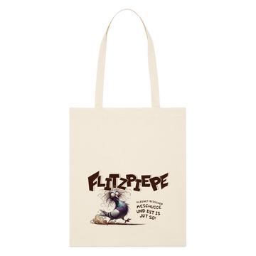 BERLINER FLITZPIEPE - Bio-Stoffbeutel - Naturweiß