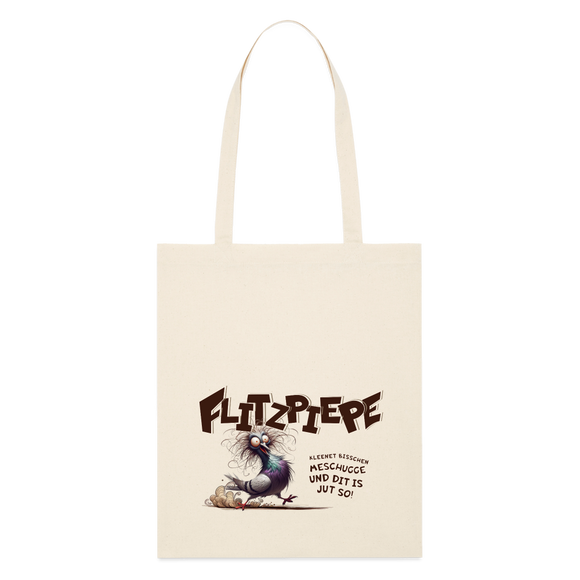 BERLINER FLITZPIEPE - Bio-Stoffbeutel - Naturweiß
