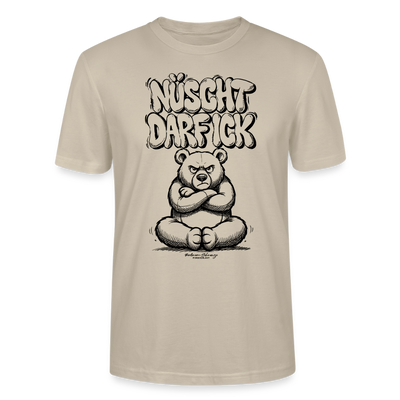 Berlin Shirt mit Berliner Bär-NÜSCHT DARF ICK-Unisex T-Shirt - Beige