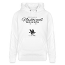 NACHTIGALL ICK HÖR DIR TRAPSEN-Unisex Bio-Hoodie - Weiß