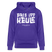 PASS UFF KEULE-Unisex Bio-Hoodie mit echt Berliner Schnauze - Purple Love 