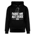 Berliner Spruch-FRÜHER WAR ALLET LEICHTERUnisex Bio-Hoodie - Schwarz