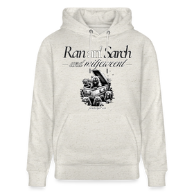 Ran an' Sarg-Unisex Bio-Hoodie - Beige meliert