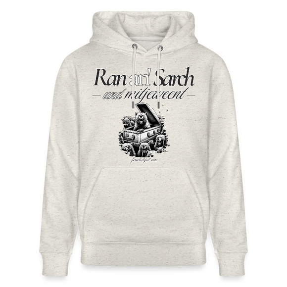 Ran an' Sarg-Unisex Bio-Hoodie - Beige meliert