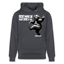 ICK MACH WAT ICK WILL-Unisex Bio-Hoodie III - Indigoblau