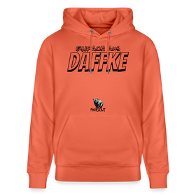 Berliner Spruch-EINFACH AUS DAFFKE-Unisex Bio-Hoodie - Hellrot