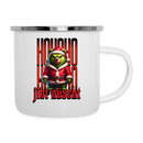 HOHOHO jibt nüscht - Emaille-Tasse - Weiß