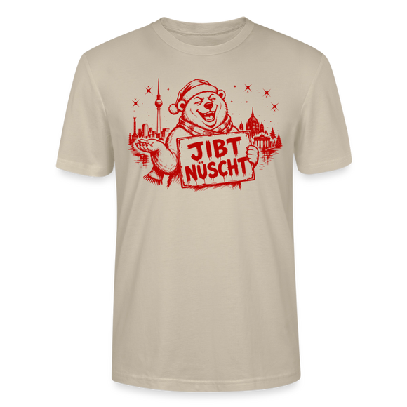 Berlin Souvenir-JIBT NÜSCHT-Weihnachts-Unisex T-Shirt - Beige
