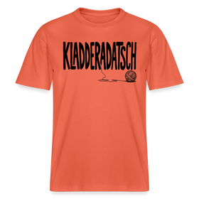 Dit Berliner Chaos Shirt-KLADDERADATSCH- RELAXED FIT Unisex Organic T-Shirt - Hellrot