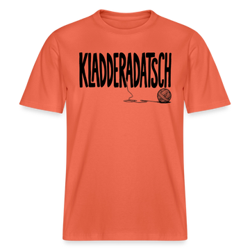 Dit Berliner Chaos Shirt-KLADDERADATSCH- RELAXED FIT Unisex Organic T-Shirt - Hellrot