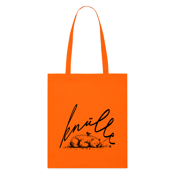 KNÜLLE - Bio-Stoffbeutel - Tieforange
