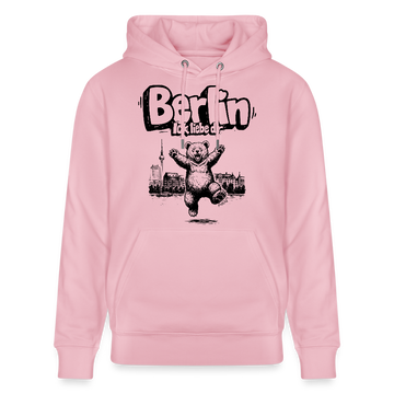 BERLIN ICK LIEBE DIR-Unisex Bio-Hoodie - Hellrosa