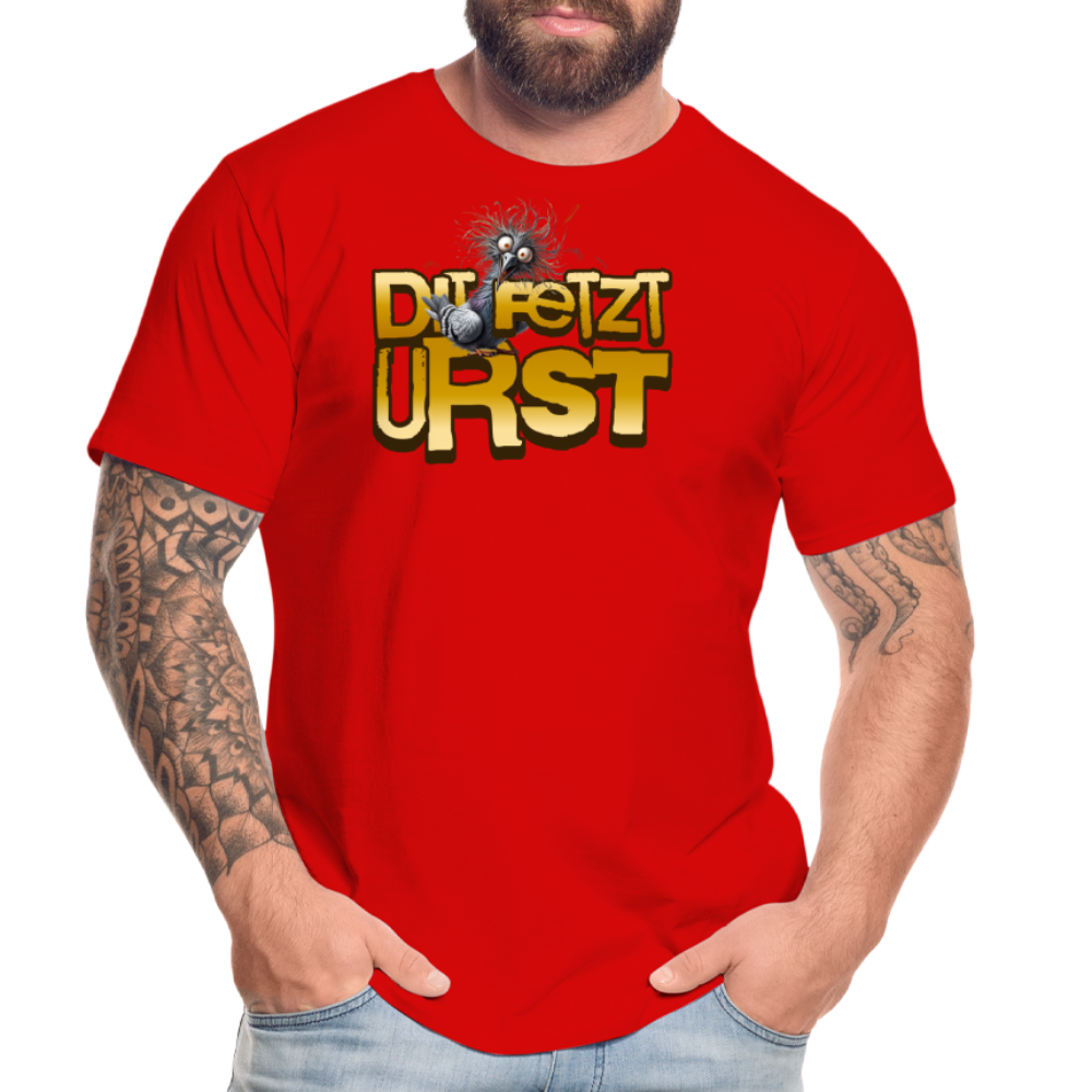 DIT FETZT URST - Männer Premium Bio T-Shirt - Rot