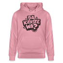 Berliner Spruch-DA KIEKSTE WA-Unisex Bio-Hoodie CRUISER - Lila Traum
