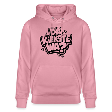 Berliner Spruch-DA KIEKSTE WA-Unisex Bio-Hoodie CRUISER - Lila Traum