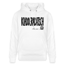 KLADDERADATSCH-Unisex Bio-Hoodie mit Berliner Schnauze - Weiß