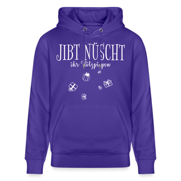 JIBT NÜSCHT zu Weihnachten in Berlin-Unisex Bio-Hoodie - Purple Love 