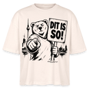 Berlin Souvenir Shirt-DIT IS SO!-Frauen Boxy Bio-T-Shirt - Natur