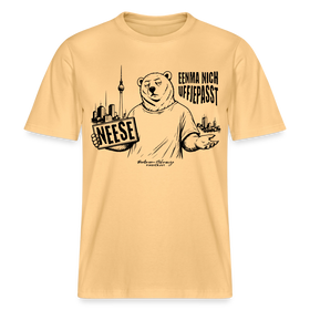 Berlin Souvenir-NEESE-RELAXED FIT Unisex Organic T-Shirt - Hellgelb
