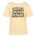 Berliner Spruch-VAFATZ DA VOM JELÄNDE-Rundhals Frauen Bio-T-Shirt-hell - Creme