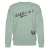 KIEKST'N SO?-Unisex Bio-Sweatshirt - Helles Graugrün