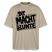 Berliner Spruch-DIT MACHT URST LUNTE-Oversized Unisex Bio T-Shirt - Steingrau
