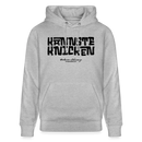Berliner Schnauze - KANNSTE KNICKEN-Unisex Bio-Hoodie - Grau meliert