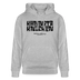 Berliner Schnauze - KANNSTE KNICKEN-Unisex Bio-Hoodie - Grau meliert