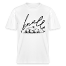 KNÜLLE - Relaxed Fit Unisex Bio-T-Shirt - Weiß