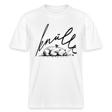 KNÜLLE - Relaxed Fit Unisex Bio-T-Shirt - Weiß